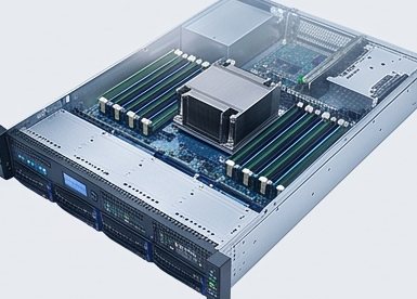 Inside a server